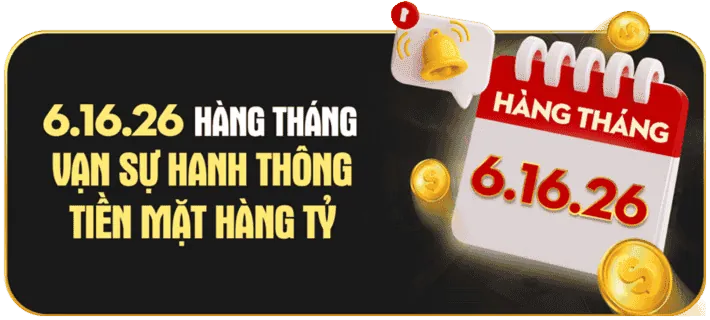 Chương trình hoàn trả hàng tuần/tháng 678vip